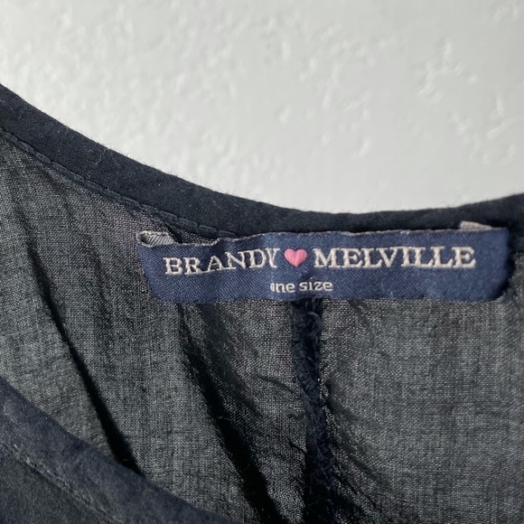 BRANDY MELVILLE BLACK TANK TOP - Picture 4 of 4